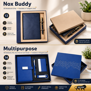 Set de Regalo de Cuaderno A5 con Logotipo Personalizado, Bolígrafo, Tarjetero y Llavero - Promocional Empresarial de Cuero PU y Metal con Impresión UV - Product Image 5