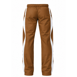 Conjunto Deportivo con Capucha Color Camel Blanco, Chaqueta con Cierre Completo y Pantalones a Juego, Uniforme Deportivo de Dos Piezas Personalizado para Entrenamiento de Equipo - Product Image 5