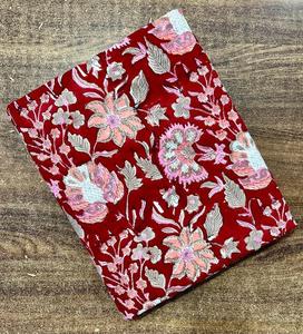 ผ้าฝ้ายพิมพ์ลายบล็อกด้วยมือแบบใหม่ ขนาด 60*60 ซม. ผ้าสำหรับตัดเย็บ 100% ผ้าฝ้ายแท้จาก Taj Group มีสินค้าพร้อมส่ง - Product Image 1