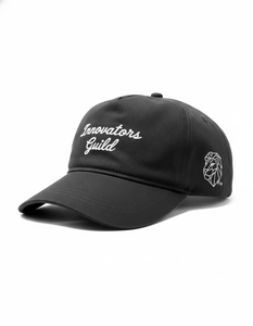 Gorra Negra Premium Bordada |   Gorra personalizada con el logotipo de Innovators Guild para papá |   Regalos al por Mayor y Corporativos - Product Image 5