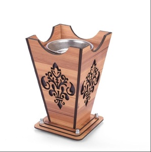 Best Luxury Arabic Bakhoor Incense Burner Wooden <b>Box</b> Oud Burner with <b>Storage</b> <b>Drawer</b> Ramadan Gift - Product Image 3