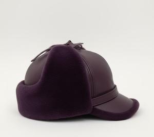 Premium Genuine Sheepskin Leather Women's Trapper Cap – Luxury Faux Fur Winter <b>Hat</b> - Product Image 3