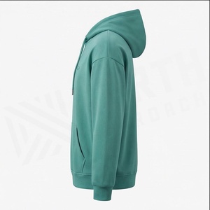เสื้อฮู้ดผู้ชาย North Approach สีพื้น มีกระเป๋าหน้า ทรงปกติ สวมใส่สบายๆ สำหรับฤดูใบไม้ร่วง ผลิตจากผ้าฝ้าย 100% เฟรนช์เทอร์รี่ - Product Image 3
