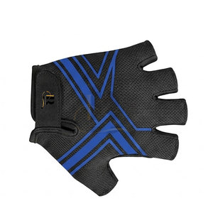 Custom Half <b>Finger</b> Cycling Gloves High Quality Durable Leather Anti-Slip Palm Adjustable Wrist <b>Strap</b> Lightweight Comfortable Fit - Product Image 5