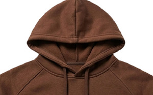 Sweat à capuche à manches raglan avec impression de logo personnalisé, en molleton épais, uni, style streetwear, avec poche kangourou, vente en gros - Product Image 2