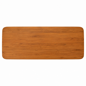 Mesa de Comedor Rectangular Moderna de Teca, Diseño Contemporáneo, Mueble para el Hogar Estable, 8 Plazas, Tablero de Madera Maciza, Patas Resistentes al Agua - Product Image 2