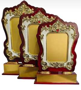 Premium Wooden Stylish <b>Trophy</b> Award Custom Engraved Wooden <b>Plaque</b> For Corporate Event, sports competitions - Product Image 1