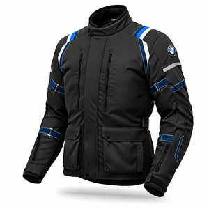 Chaqueta de Motociclismo Unisex GS Rallye Trophy de Cordura de 3 Capas para Hombre/Mujer, Chaqueta de Turismo/Todoterreno para 4 Estaciones, Aventura/Enduro CE - Product Image 1