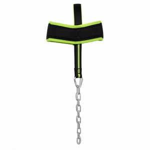 Arnés para ejercitar los músculos de la cabeza, arnés de entrenamiento para fuerza de cuello y cabeza, para levantamiento de pesas en el gimnasio, para deportes de fortalecimiento del cuello. - Product Image 2