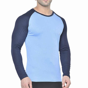 Camisetas de manga larga para hombre de algodón transpirable de primera calidad, cómodas, con costuras resistentes y estilo moderno. - Product Image 4