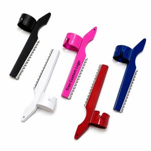 Stainless Steel Finger Thinning Razor Single <b>Edge</b> Replaceable Blade Anti-Rust Barber Hair <b>Trimming</b> Razor OEM Custom - Product Image 1