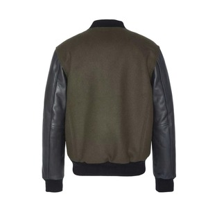 แจ็คเก็ตวาร์ซิตี้ผู้ชายคุณภาพสูง OEM ผ้าคุณภาพสูงสั่งทำพิเศษ เสื้อผ้าสตรีทแวร์แบบสั่งทำพิเศษ แจ็คเก็ตวาร์ซิตี้ Letterman อุ่นสบายสำหรับผู้ชาย - Product Image 2