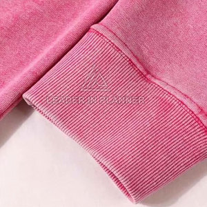 Sudadera de Alta Calidad para Hombre, Estilo Urbano, Lavado Ácido, Corte Holgado, Sudadera Básica con Lavado Ácido para Hombre - Product Image 4