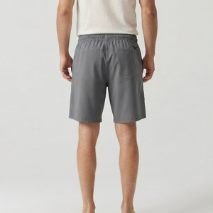 OEM Men's Gray Color Wholesale New Embroidered Boxy Loose <b>Shorts</b> Hip Hop Style Digital Printed Baggy <b>Sweat</b> <b>Short</b> - Product Image 3