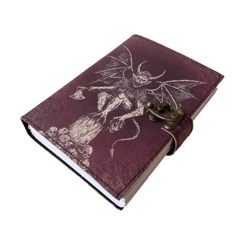 Journal en cuir fait à la main Dragon coton papier Vintage cahier & carnet de croquis planificateur sort livres imprimé Style Design planificateur
