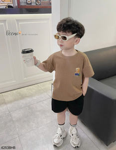 Conjuntos de Ropa para Niños al por Mayor, Conjuntos de Ropa para Bebés Niños, Ropa Casual de Verano para Niños, Conjuntos con Cierre de Pullover, Ropa para Niños Pequeños - Product Image 2