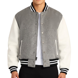 Wholesale <b>Mens</b> Wool Varsity <b>Jacket</b> Custom Logo Winter College Baseball Letterman <b>Jacket</b> - Product Image 1