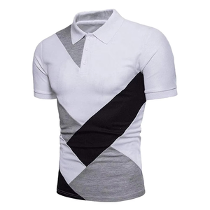 Custom Casual Knitted 100% Cotton Short Sleeve Solid Pattern <b>Shirt</b> Breathable Quick Dry Performance Sportswear <b>Men</b> Team Uniform - Product Image 5