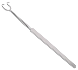 Medical Grade High Quality Stainless Steel Fomon Manual Nostril <b>Elevator</b>-Retractor Two Prongs/W Ball Tips 6.1/4 in - Product Image 1