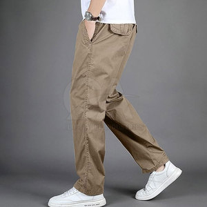 Pantalones de Corte Recto para Hombre, Talla Grande, con Diseño de Múltiples Bolsillos, Estilo Urbano - Product Image 2