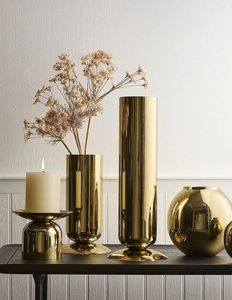 Luxury Handcrafted Metal Flower Vase Decorative Piece For Dining <b>Table</b> Living Room Elegant Modern Floral Display Decoration - Product Image 6