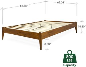 Natural Wood <b>Bed</b> <b>Frame</b> Modern Style | Durable Hardwood <b>Bed</b> | Restaurant Hotel Furniture Export - Product Image 3