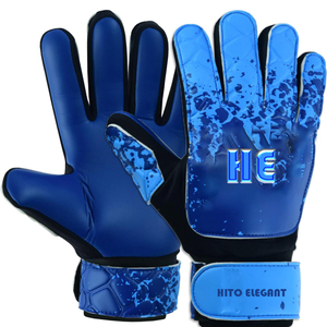 Custom Design Black and Pink Soccer Goalkeeper <b>Gloves</b> With 4mm German Latex Negative Cut With Screen Print - Product Image 2