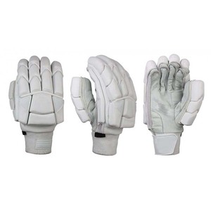 Gants de frappe de cricket en cuir Pittards professionnels personnalisés, légers, haute protection, rembourrage gris glacé, protège-mains de frappe. - Product Image 5