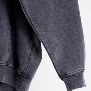 Sudaderas con Capucha de Secado Rápido y Transpirables con Lavado Ácido, Logotipo Personalizado, Sudaderas de Alta Calidad, MOQ Bajo - Product Image 5