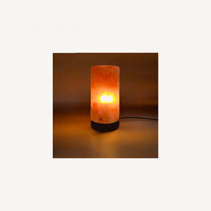 Lámparas de Sal del Himalaya Ecológicas Talladas a Mano, Luz Nocturna de Piedra Natural con Interruptor Regulador, Rosa, Navidad, Año Nuevo - Product Image 2