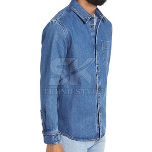 Veste en jean pour homme respirante, fabriquée en matériau de haute qualité, best-seller pour adulte - Product Image 4