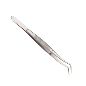 Stainless Steel Manual Dental Tweezers Curved Tip Oral Therapy Instruments Professional Medical Surgical <b>Tools</b> Durable CE - Product Image 6