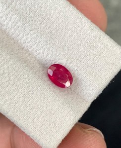 Zircon naturel du Rajasthan, chauffé, rouge rosé, pierre précieuse en vrac, facetté, style Art Déco, plaqué argent, pour la fabrication de bijoux de mariage et de fiançailles, juillet - Product Image 4
