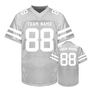 ผู้ผลิตเสื้ออเมริกันฟุตบอลสำหรับผู้ใหญ่ ผ้าโพลีเอสเตอร์ตาข่าย ปักโลโก้ตามสั่ง งานปักคุณภาพสูง ทนทาน ขายส่งจำนวนมาก - Product Image 4