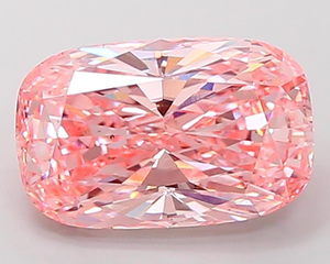 Cushion Cut Lab grown diamond Fancy <b>Pink</b> Diamond Loose Stone For Jewelry Making - Product Image 1