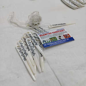 Agujas de hueso de alta calidad con diseño tallado, agujas artesanales duraderas para tejer a ganchillo o a punto, ideales para Nalbinding o tejido. - Product Image 6