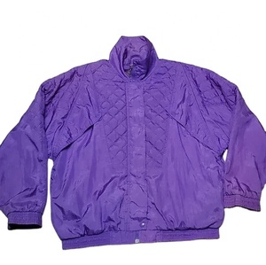Chaqueta Cortavientos Impermeable Morada Vintage Casual con Cremallera Completa para Mujer, Traje de Alta Calidad, Ropa Deportiva para Dama - Product Image 3