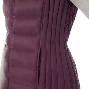 Chaleco Acolchado Térmico Ligero de Alta Calidad, Color Sólido, Impermeable, con Cierre, Ropa Deportiva Informal, Chaleco sin Mangas - Product Image 6