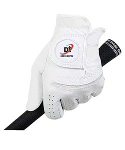 Gants de golf durables pour hommes en cuir véritable, à doigts complets, avec fermeture auto-agrippante, séchage rapide, respirants, antidérapants - Product Image 1