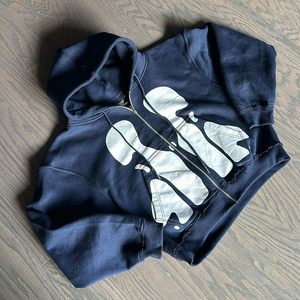 <b>Men's</b> <b>Orange</b> Oversized Hooded <b>Sweatshirt</b> Solid Color Casual French Terry Hoodie Pocket Design Regular Fit Autumn Wear - Product Image 4