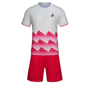 ชุดฟุตบอลน้ำหนักเบา ระบายอากาศได้ดี แห้งเร็ว ผ้าคุณภาพสูง รับสกรีนโลโก้ ชุดทีม ชุดฝึกซ้อมกีฬา - Product Image 1