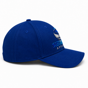 Casquettes de baseball bleues en coton à 5 panneaux, broderie personnalisée et impression en relief, casquettes de sport de haute qualité, vente en gros, modèle courant - Product Image 4