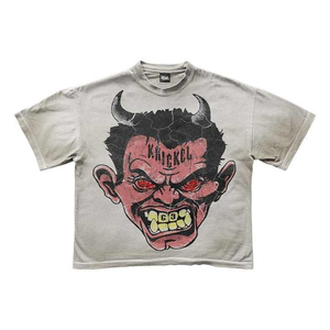 Camisetas Gráficas Personalizadas con Estampado DTG, Estilo Urbano, Corte Holgado, Lavado Ácido, Vintage para Hombre, 260 Gramos, 100% Algodón Tejido - Product Image 2
