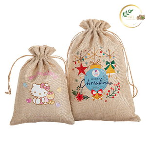 Sac de rangement en jute naturel fait main avec un design élégant pour l'organisation moderne de la maison - Product Image 2