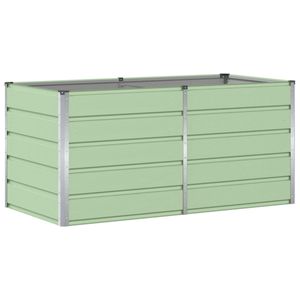 Fioriera in Acciaio Verde 160 x 80 x 75 cm per Vasi e Fioriere - Product Image 2