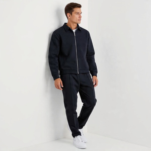 Conjunto Deportivo de Dos Piezas para Hombre, Estilo Nuevo, Chaqueta con Cierre Completo, Pantalones con Cintura Elástica, Cómodo para Uso Diario y Entrenamiento - Product Image 5