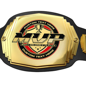 Ceinture de champion MVP personnalisée avec texte sur mesure pour les tournois et les récompenses des meilleurs joueurs - Product Image 2