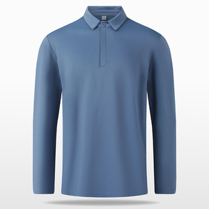 2026 New Style <b>Men's</b> <b>Long</b>-<b>Sleeved</b> Casual Sports POLO <b>Shirt</b> Outdoor Running <b>T</b>-<b>Shirt</b> Solid Color for <b>Men</b> - Product Image 3