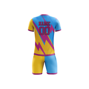 Maillot de football personnalisé par sublimation à faible MOQ, maillot de football de haute qualité en tissu polyester - Product Image 4