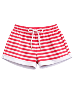 Ensemble décontracté d'été pour femme : crop top rayé et short, taille élastique, tenue deux pièces, vêtements de détente, streetwear, logo personnalisé, OEM - Product Image 3